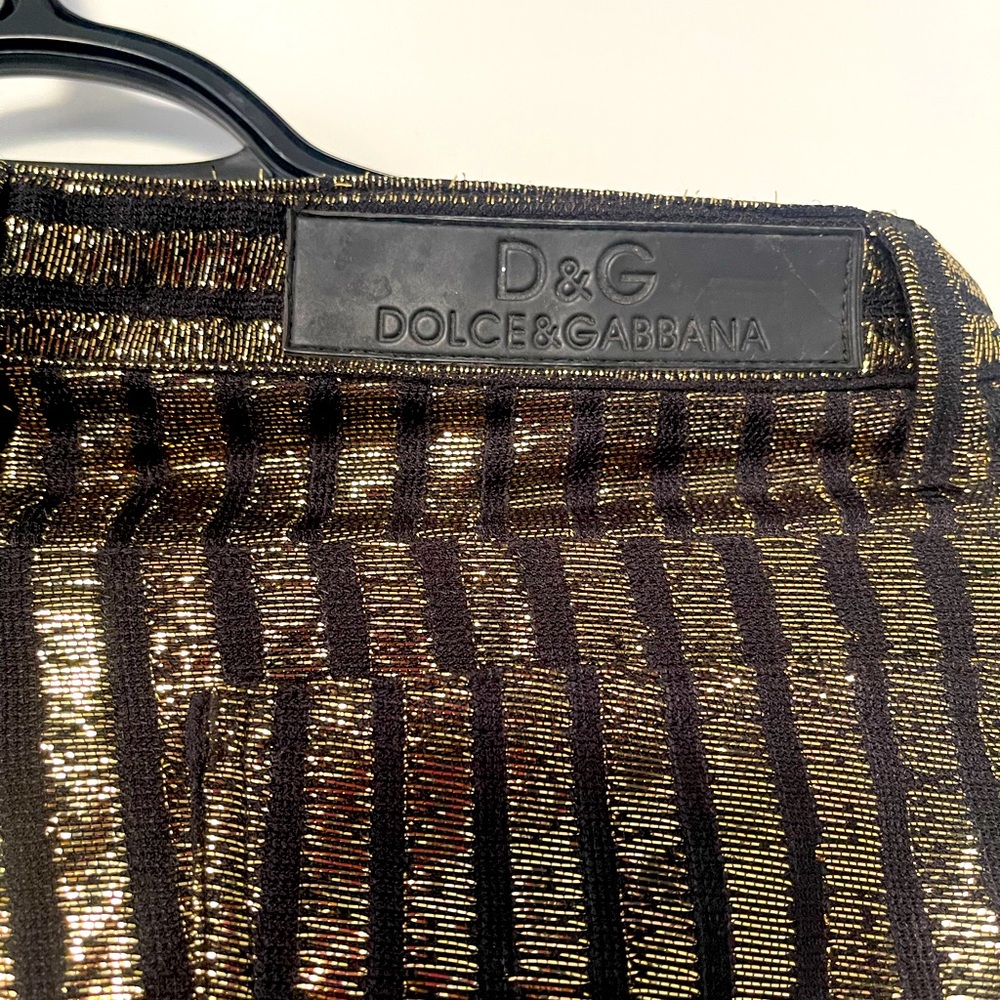 Dolce & Gabbana Black and Good Formal Pant Size L
